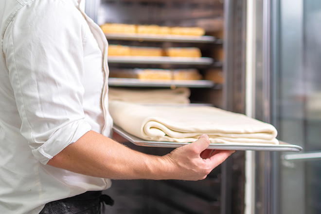 Chambre froide de boulangerie